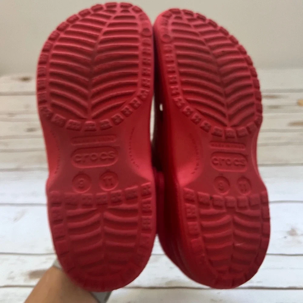 Crocs Classic Clogs Red Sports Jibbitz St Louis Cardinals Mens 9 Womens 11